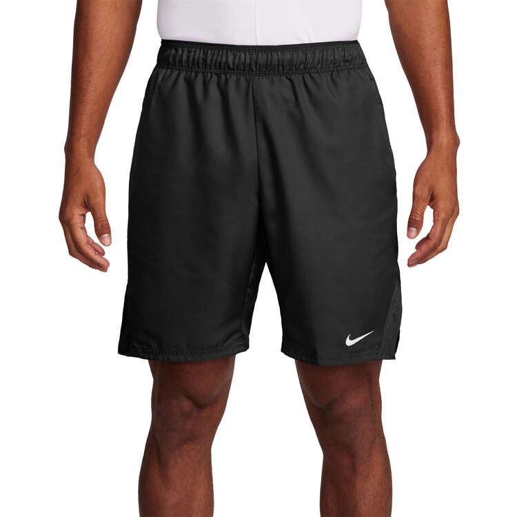 NikeCourt Mens Dri-FIT Victory 9in Shorts Black/White XS, Black/White, rebel_hi-res