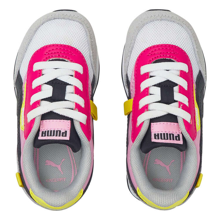 Puma Future Rider Splash Toddlers Shoes White/Pink US 5, White/Pink, rebel_hi-res