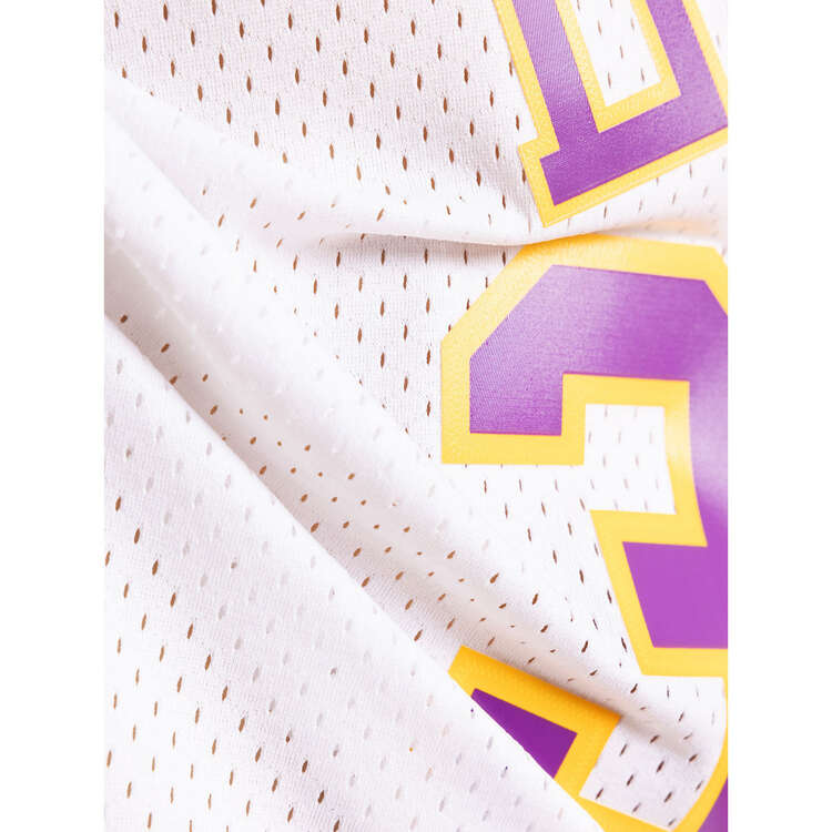 Mitchell & Ness LSU Tigers Shaquille O'Neal 1991/92 Basketball Jersey, White, rebel_hi-res