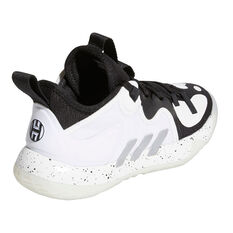 adidas Harden Stepback 2 Kids Basketball Shoes Black/Silver US 4, Black/Silver, rebel_hi-res