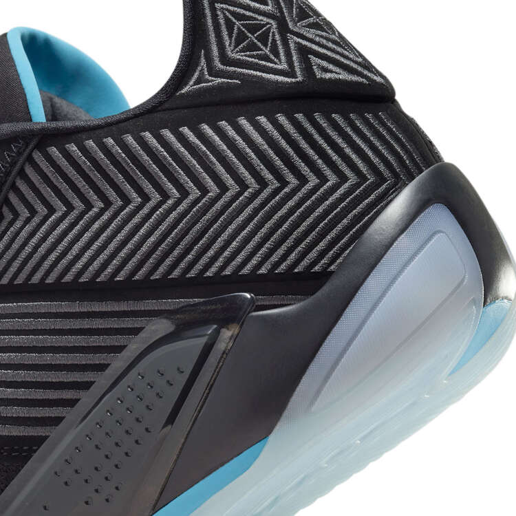 Air Jordan 38 Low Alumni Blue Basketball Shoes, Black/Grey, rebel_hi-res