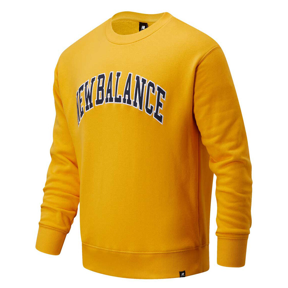 Opiáceo Melodrama Antorchas New Balance Athletics Mens Varsity Sweatshirt Yellow L | Rebel Sport