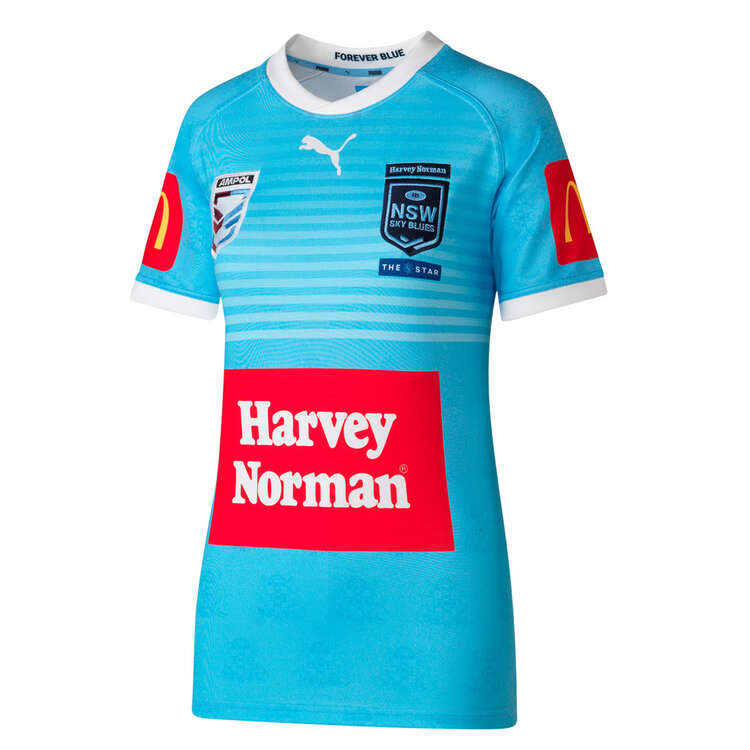 NSW Sky Blues State of Origin 2023 Womens Home Jersey Blue XS, Blue, rebel_hi-res