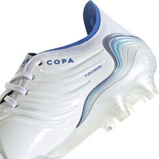 adidas Copa Sense .1 Football Boots, White/Blue, rebel_hi-res