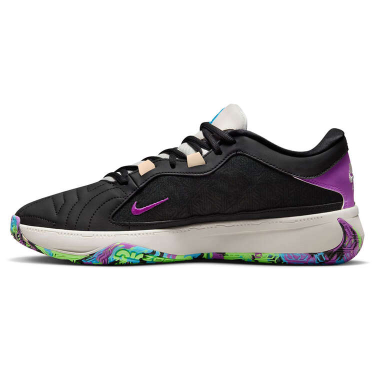 Nike Zoom Freak 5 Made In Sepolia Basketball Shoes, Black/Purple, rebel_hi-res