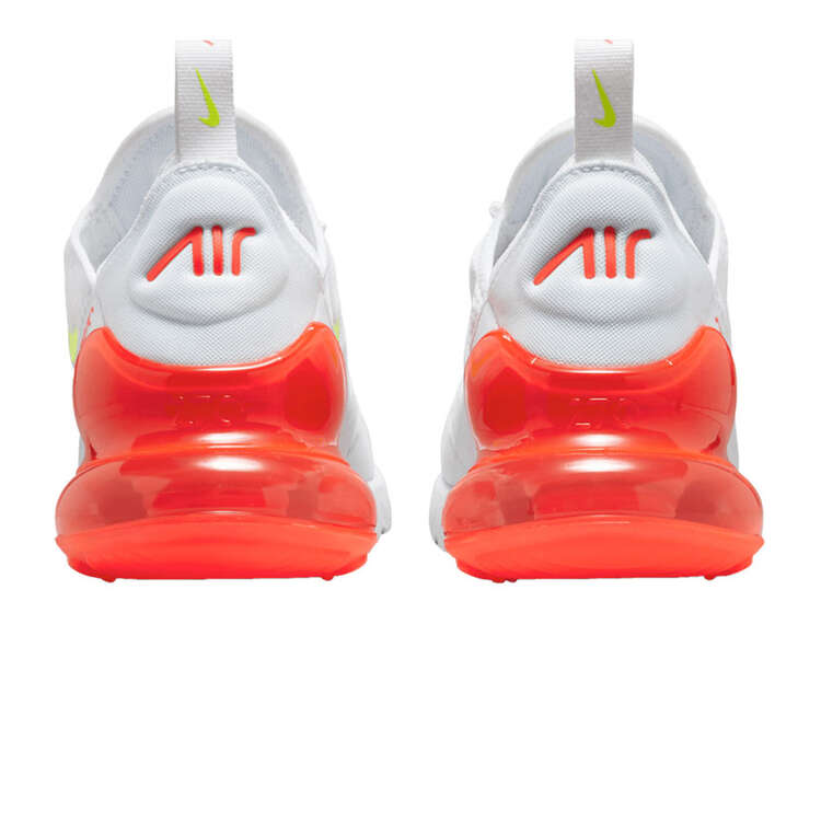Nike Air Max 270 Womens Casual Shoes, White/Crimson, rebel_hi-res