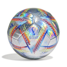 adidas Al Rihla 2022 World Cup Replica Hologram Training Ball, Multi, rebel_hi-res