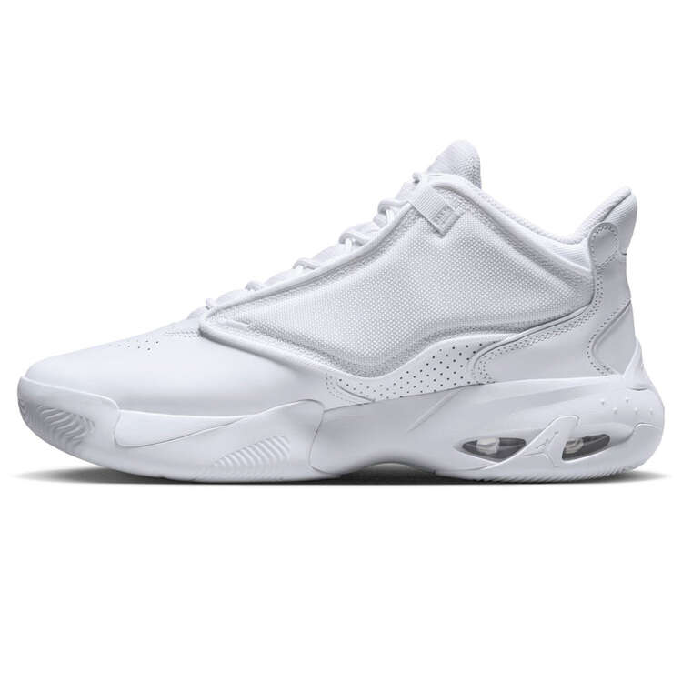 Nike Jordan Max Aura 4 Basketball Shoes, White, rebel_hi-res