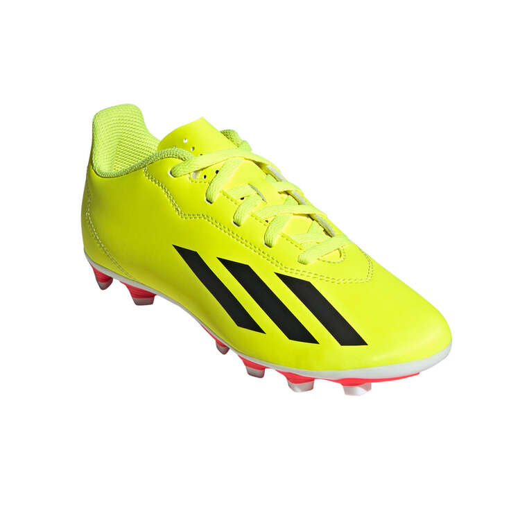 adidas X Crazyfast Club Kids Football Boots, Yellow/Black, rebel_hi-res