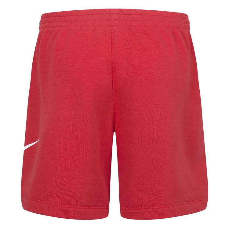 Nike Junior Boys Sportswear Club HBR French Terry Shorts Red 4, Red, rebel_hi-res
