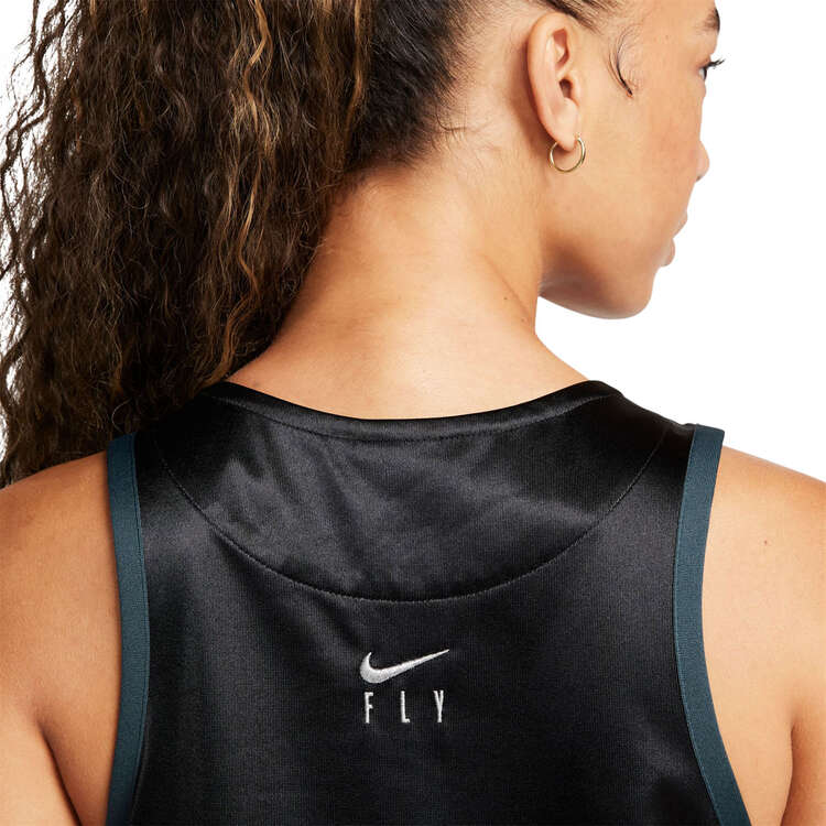Nike Womens Dri-FIT Basketball Jersey, Black, rebel_hi-res