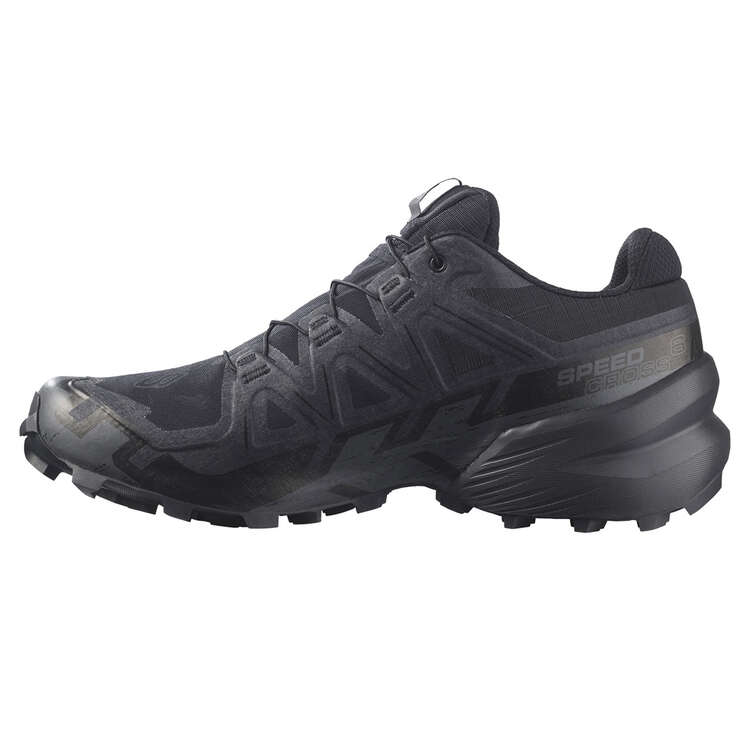 Salomon Speedcross 6 GTX Mens Trail Running Shoes Black US 8, Black, rebel_hi-res
