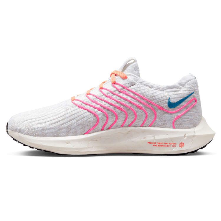 Nike Pegasus Turbo Next Nature Womens Running Shoes White/Blue US 7, White/Blue, rebel_hi-res
