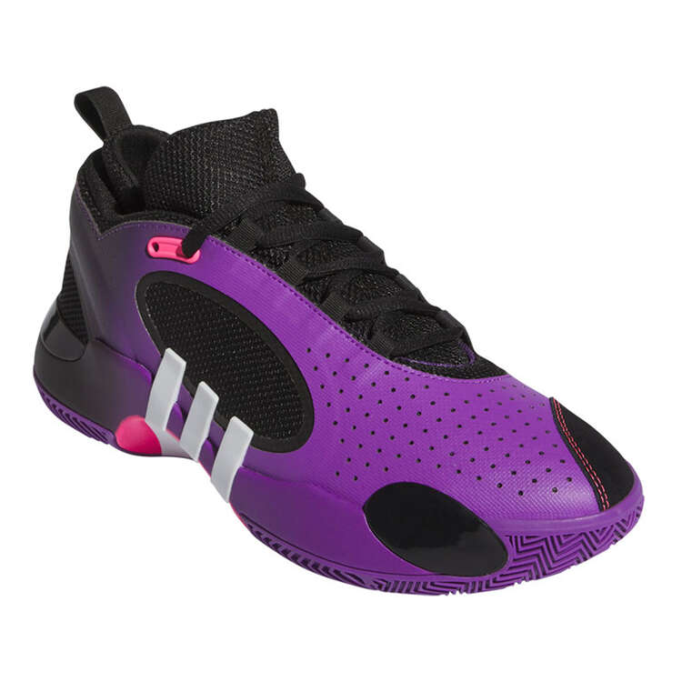 adidas D.O.N. Issue 5 Purple Bloom GS Kids Basketball Shoes, Purple, rebel_hi-res