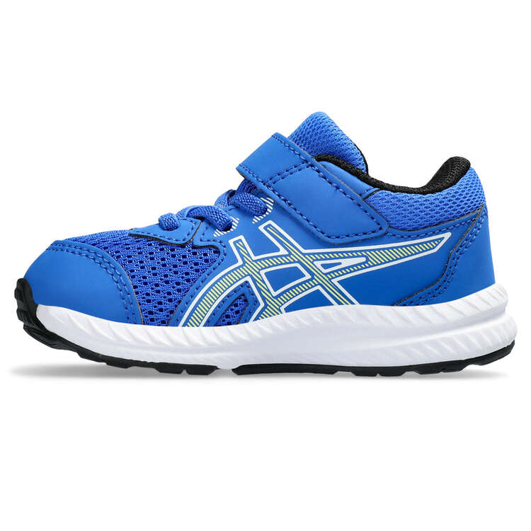 Asics Contend 8 Toddlers Shoes Blue/Yellow US 4, Blue/Yellow, rebel_hi-res