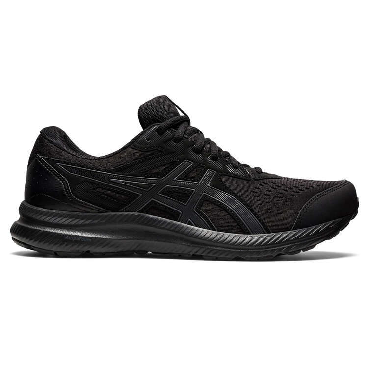 Asics GEL Contend 8 4E Mens Running Shoes Black/Grey US 7, Black/Grey, rebel_hi-res