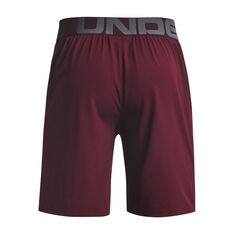 Under Armour Mens UA Vanish Woven Shorts, Maroon, rebel_hi-res