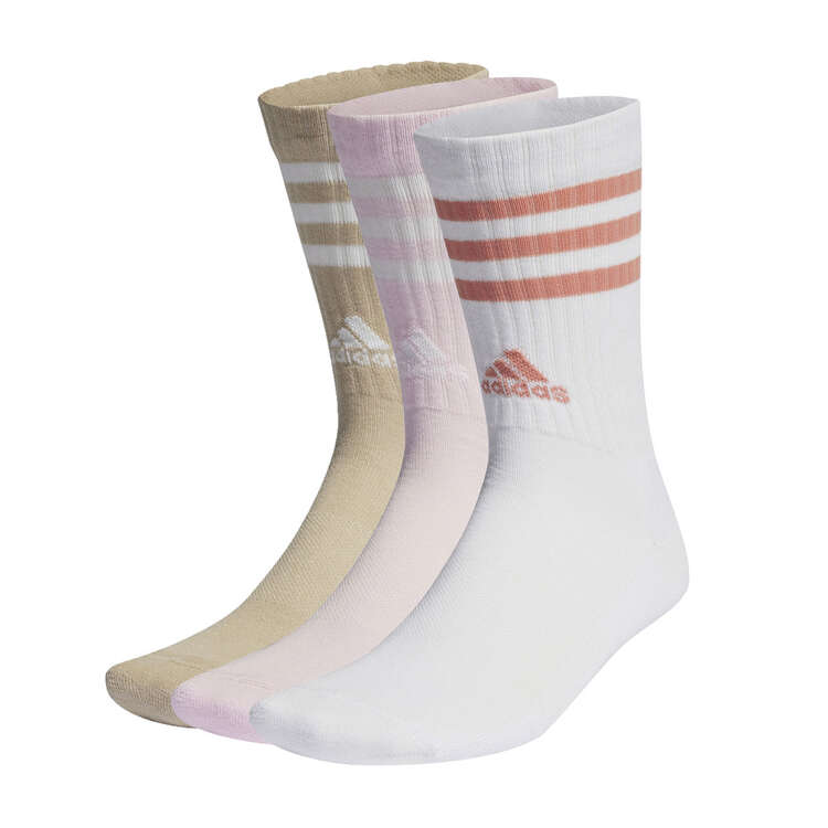 adidas 3-Stripes Cushioned Mid-Cut Socks, Multi, rebel_hi-res