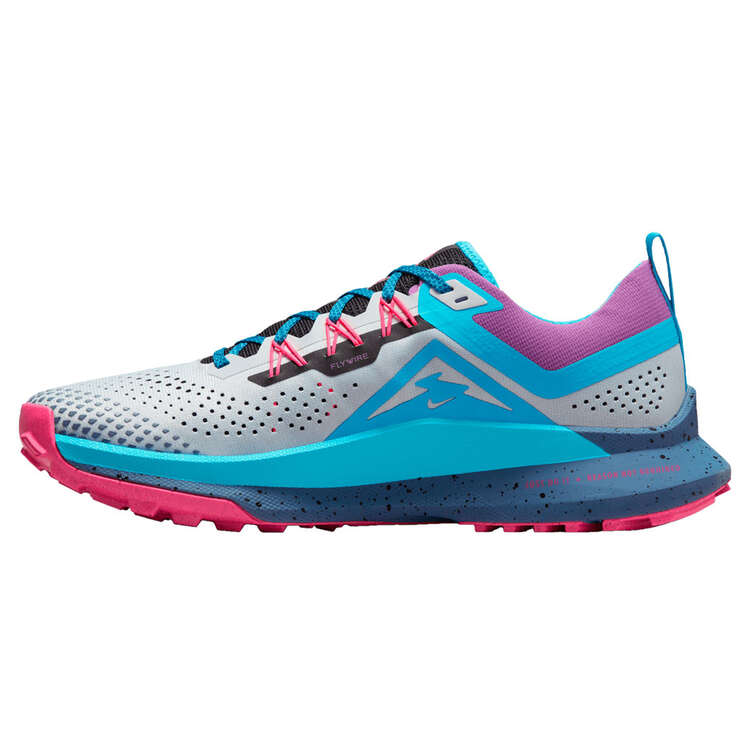 Nike React Pegasus Trail 4 SE Mens Trail Running Shoes Grey/Blue US 7, Grey/Blue, rebel_hi-res