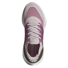adidas Ultraboost 21 Womens Running Shoes, Purple/White, rebel_hi-res