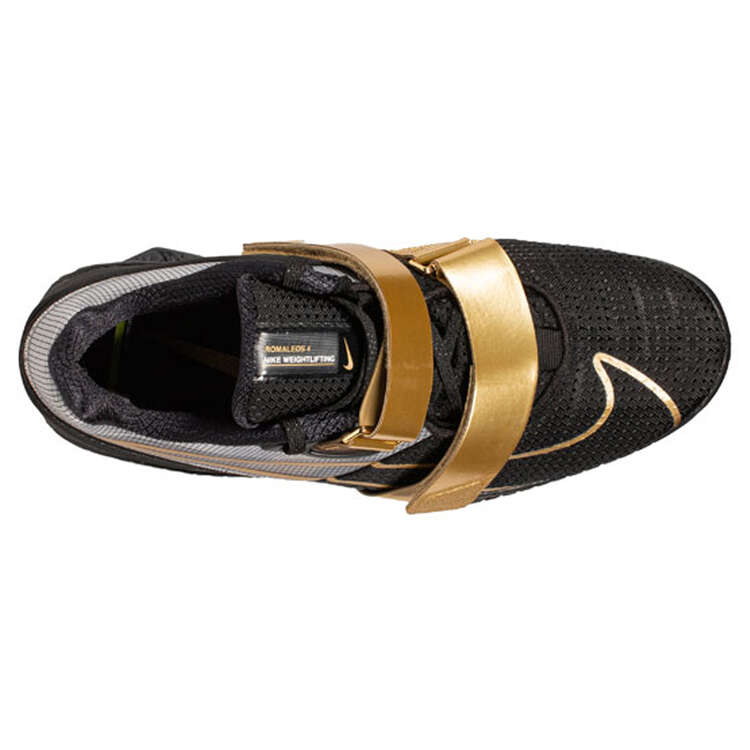 Nike Romaleos 4 Mens Training Shoes Black/Gold US 9, Black/Gold, rebel_hi-res