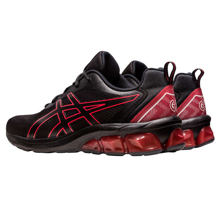 Asics GEL Quantum 90 IV Mens Casual Shoes, Black/Red, rebel_hi-res