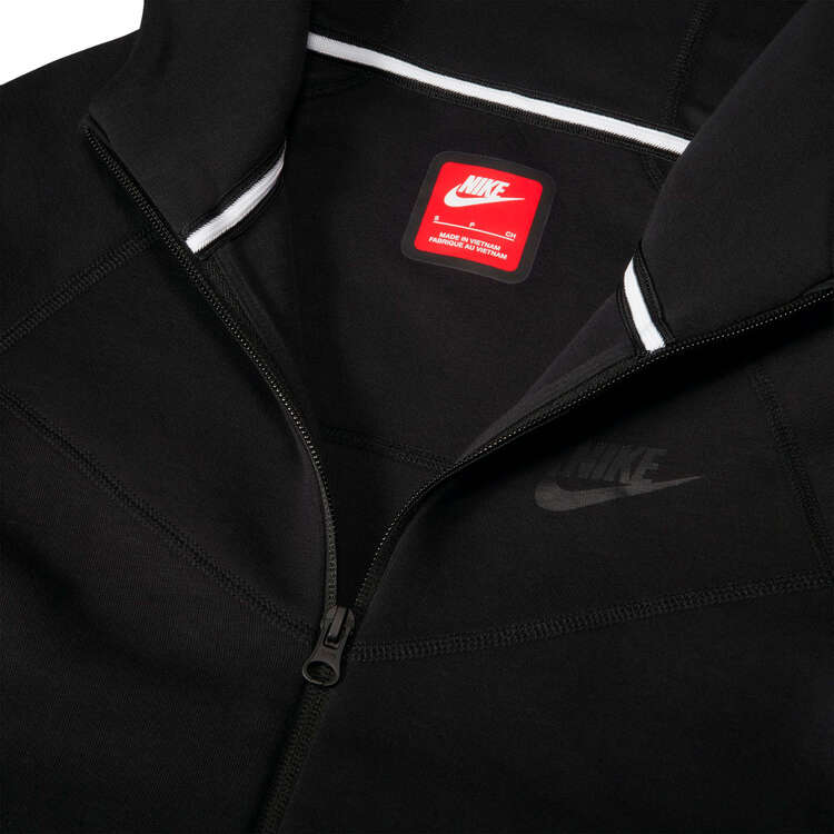 Nike Kids Sportswear Tech Fleece Full Zip Hoodie, Black, rebel_hi-res