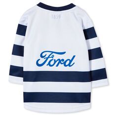 Geelong Cats 2022 Toddlers Home Guernsey, Navy/White, rebel_hi-res