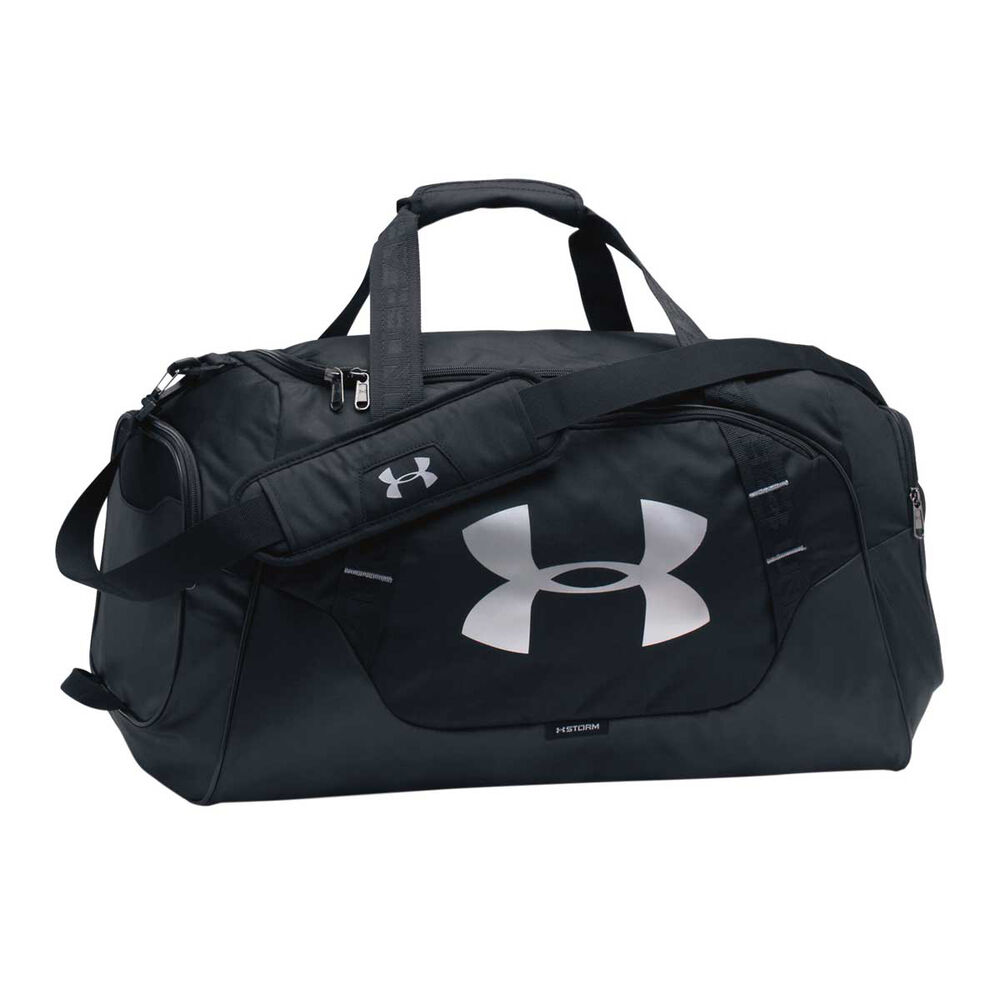 Under Armour Undeniable 3.0 Medium Duffel Bag Black / Silver | Rebel Sport