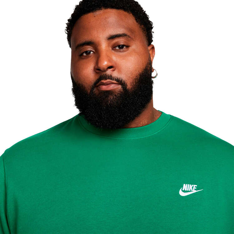 Nike Sportswear Mens Club Fleece Sweatshirt, Green, rebel_hi-res