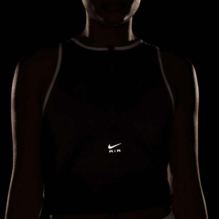 Nike Air Womens Dri-FIT Tank, Black, rebel_hi-res