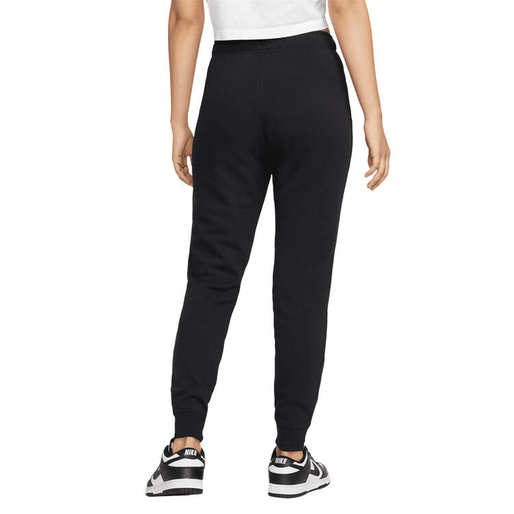 Nike Womens Sportswear Club Fleece Slim Jogger Pants, Black/White, rebel_hi-res