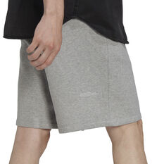 adidas Sportswear Mens Fleece Shorts, Grey, rebel_hi-res