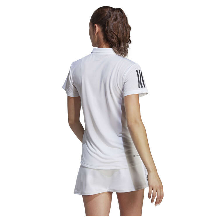 adidas Womens AEROREADY Club Tennis Polo, White, rebel_hi-res