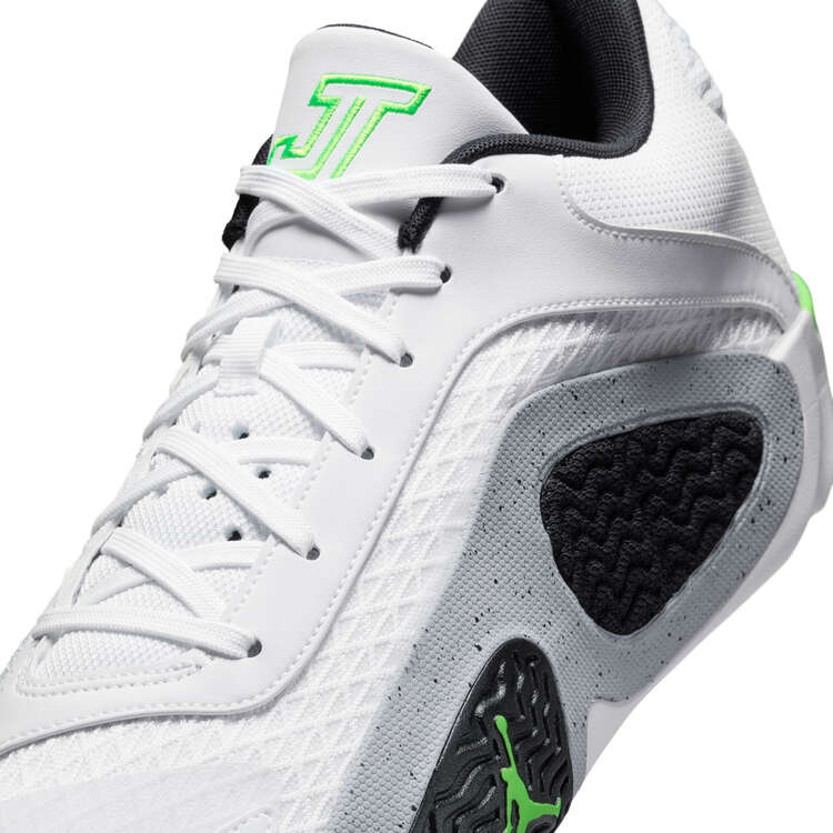Jordan Tatum 2 Legacy Basketball Shoes, White/Green, rebel_hi-res