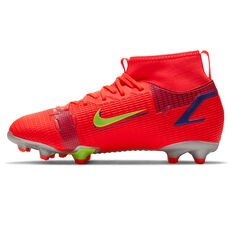 Nike Mercurial Superfly 8 Academy Kids Football Boots Crimson US 1, Crimson, rebel_hi-res