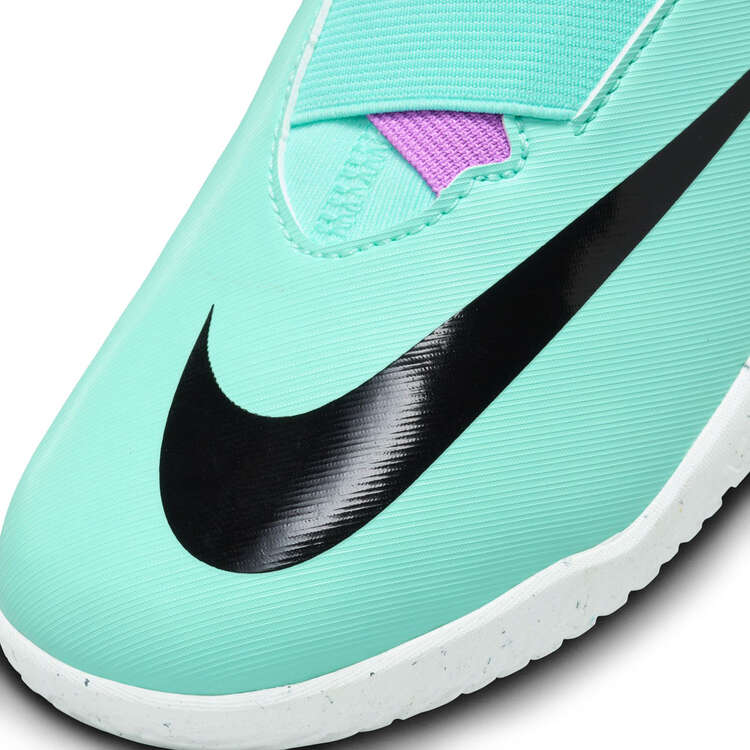 Nike Zoom Mercurial Vapor 15 Academy Kids Indoor Soccer Shoes, Turquiose/Pink, rebel_hi-res