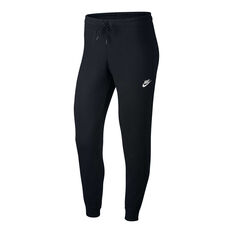 Nike Womens Sportswear Essentials Fleece Track Pants Black XS, Black, rebel_hi-res