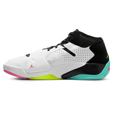 Jordan Zion 2 Basketball Shoes, White/Volt, rebel_hi-res