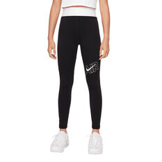 Nike Girls Sportswear Air Essential Tights Black/White XS, , rebel_hi-res