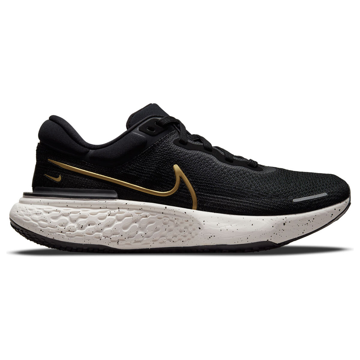 nike mens shoes black and gold