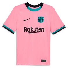 FC Barcelona 2020/21 Kids 3rd Jersey Pink XS, Pink, rebel_hi-res