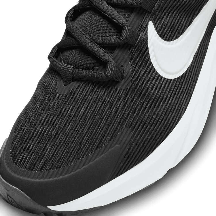 Nike Star Runner 4 Next Nature GS Kids Running Shoes, Black/White, rebel_hi-res