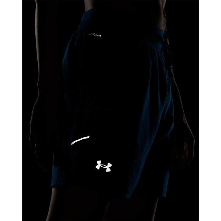 Under Armour Mens UA Launch Elite 7-inch Shorts Blue M, Blue, rebel_hi-res