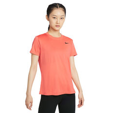 Nike Womens Dri-FIT Legend Training Tee Orange XS, Orange, rebel_hi-res