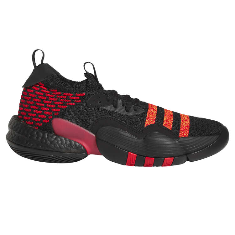 adidas Trae Young 2 Basketball Shoes, Black/Red, rebel_hi-res
