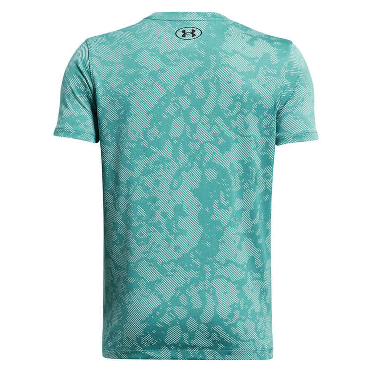 Under Armour Kids Tech Tech Vent Geode Tee, Turquoise, rebel_hi-res