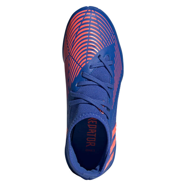 adidas Predator Edge .3 Kids Indoor Soccer Shoes Blue/Red US 1, Blue/Red, rebel_hi-res