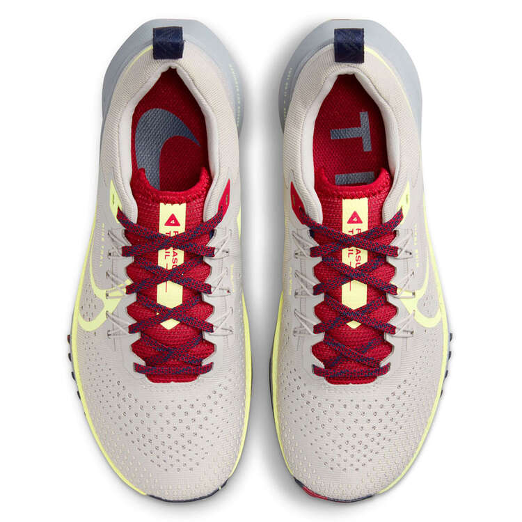 Nike React Pegasus Trail 4 Womens Trail Running Shoes, Purple/Yellow, rebel_hi-res