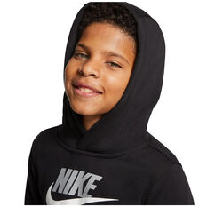 Nike Sportswear Boys Club HBR Pullover Hoodie, Black/Grey, rebel_hi-res